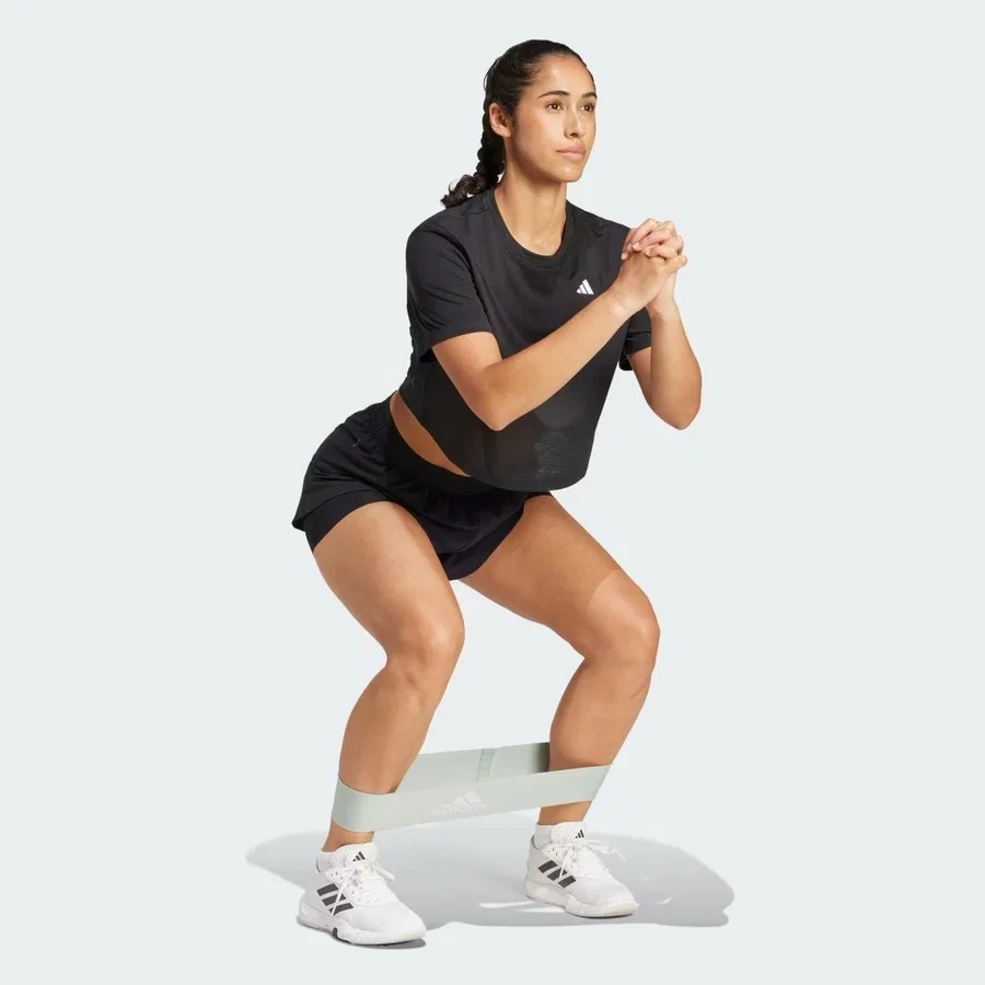Женская футболка свободного кроя Train Essentials Boxy Workout adidas, Черный — фото 3