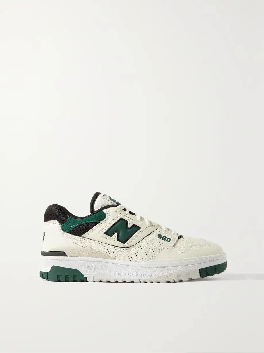 Кроссовки 550 с сетчатой отделкой New Balance, кремовый