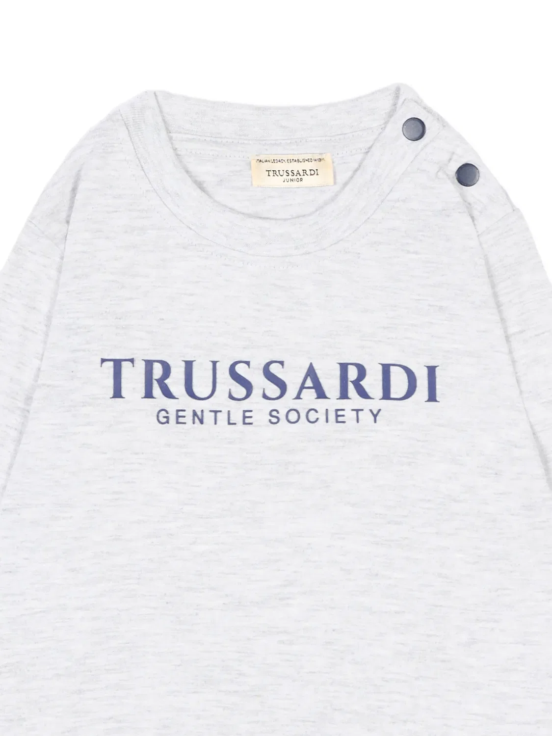 Футболка с длинными рукавами Trussardi Junior, серый — фото 3