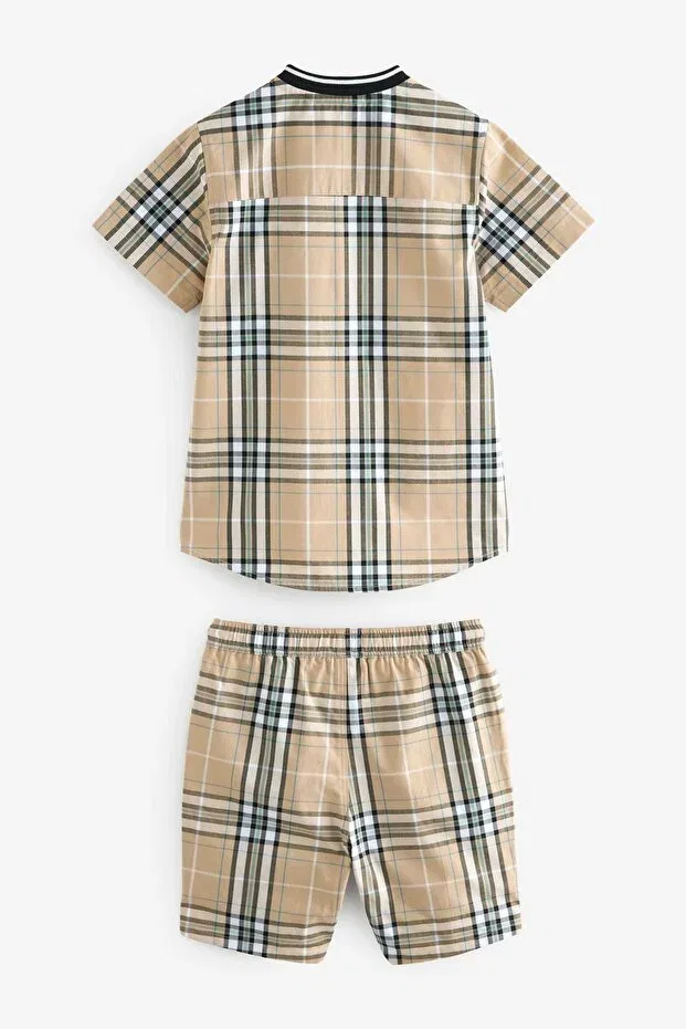 Детский комплект из футболки и шорт с принтом Next Baby, Color Blocked — фото 2