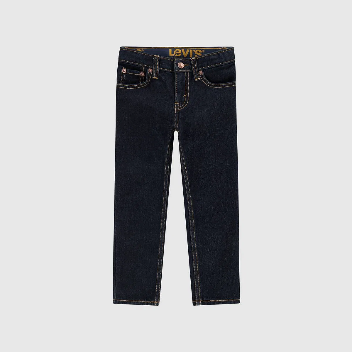 узкие джинсы 510 Eco Performance для мальчиков 2T-4T Levi's, Roadhouse Blues - Dark Wash — фото 4