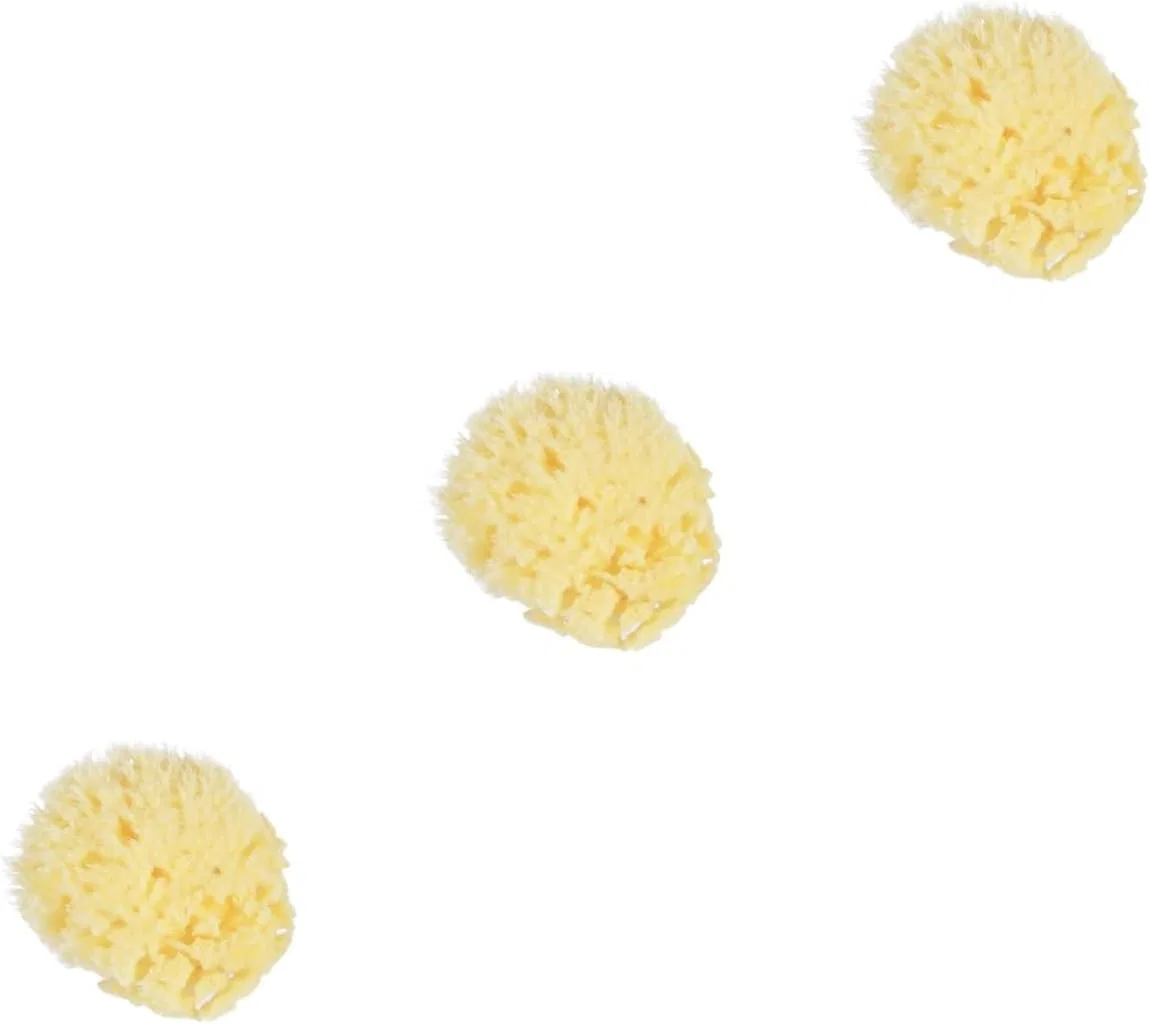 Губка для ванны, натуральная губка, набор 3 шт, Healeved