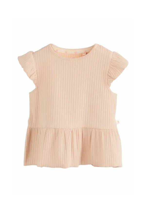 Футболка хлопковая Regular fit - peplum 4 pack, Next, Pink, розовый — фото 3