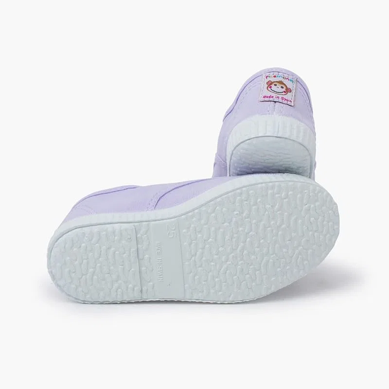 Детские кеды без шнурков Pisamonas Canvas Rubber Toe Shoes, Purple — фото 3