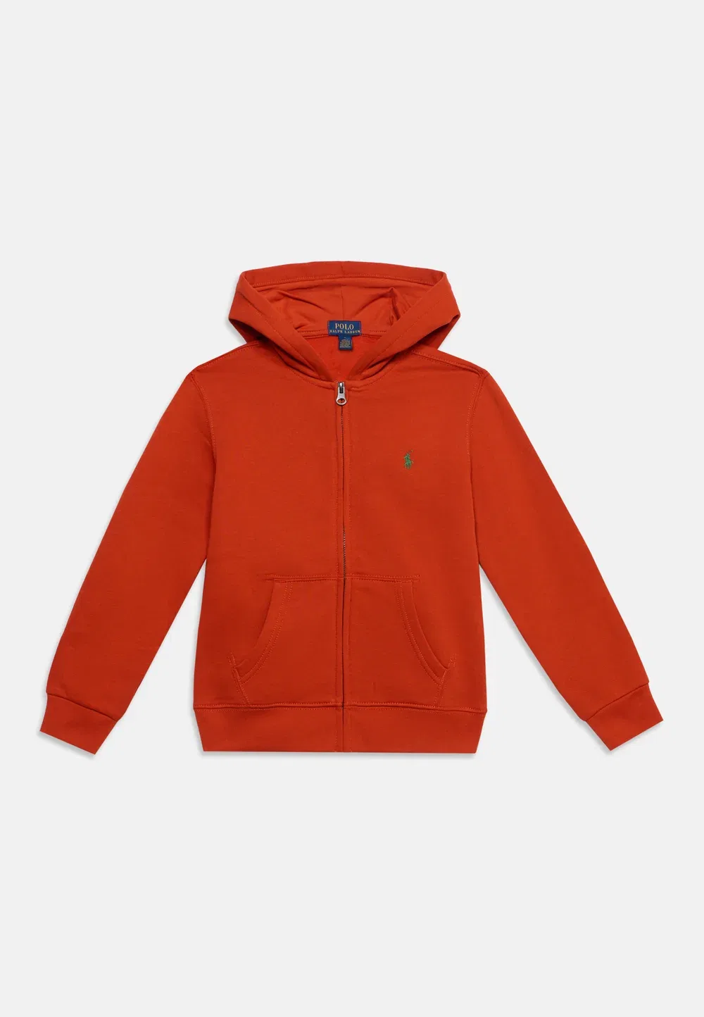 Толстовка унисекс на молнии с капюшоном Polo Ralph Lauren, Varsity Orange
