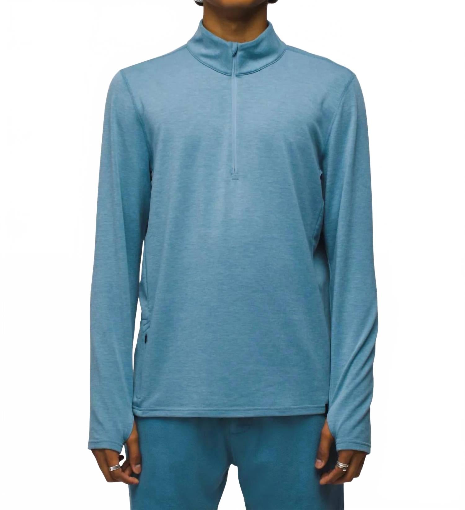 

Мужская толстовка Prana Altitude Tracker Quarter Zip II в цвете High Tide Prana, High Tide