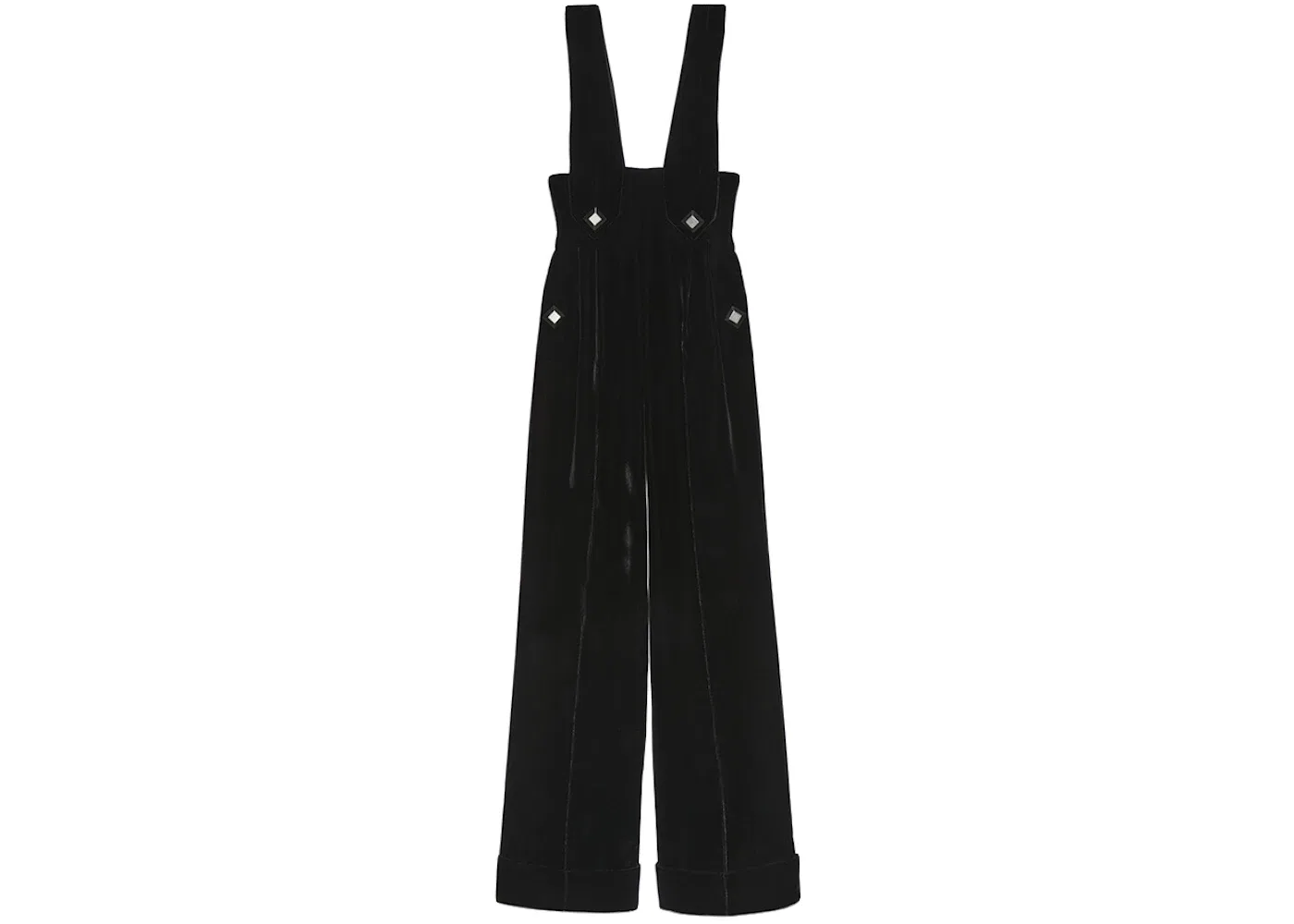 Женский комбинезон с манжетами Gucci, Black