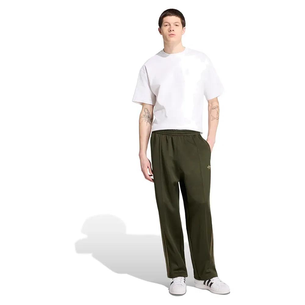Брюки свободные Adicolor Spacer Baggy Track Adidas Originals, зеленый — фото 4