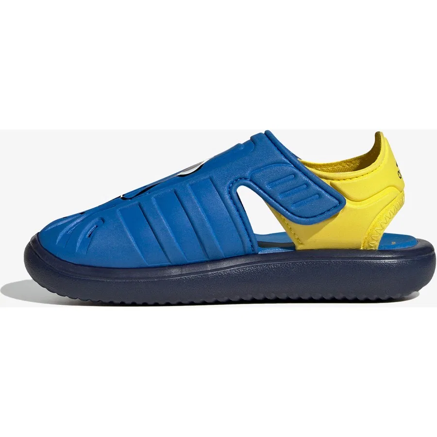 Детские сандалии с закрытым носком, с принтом Дори, adidas, Синий — фото 4