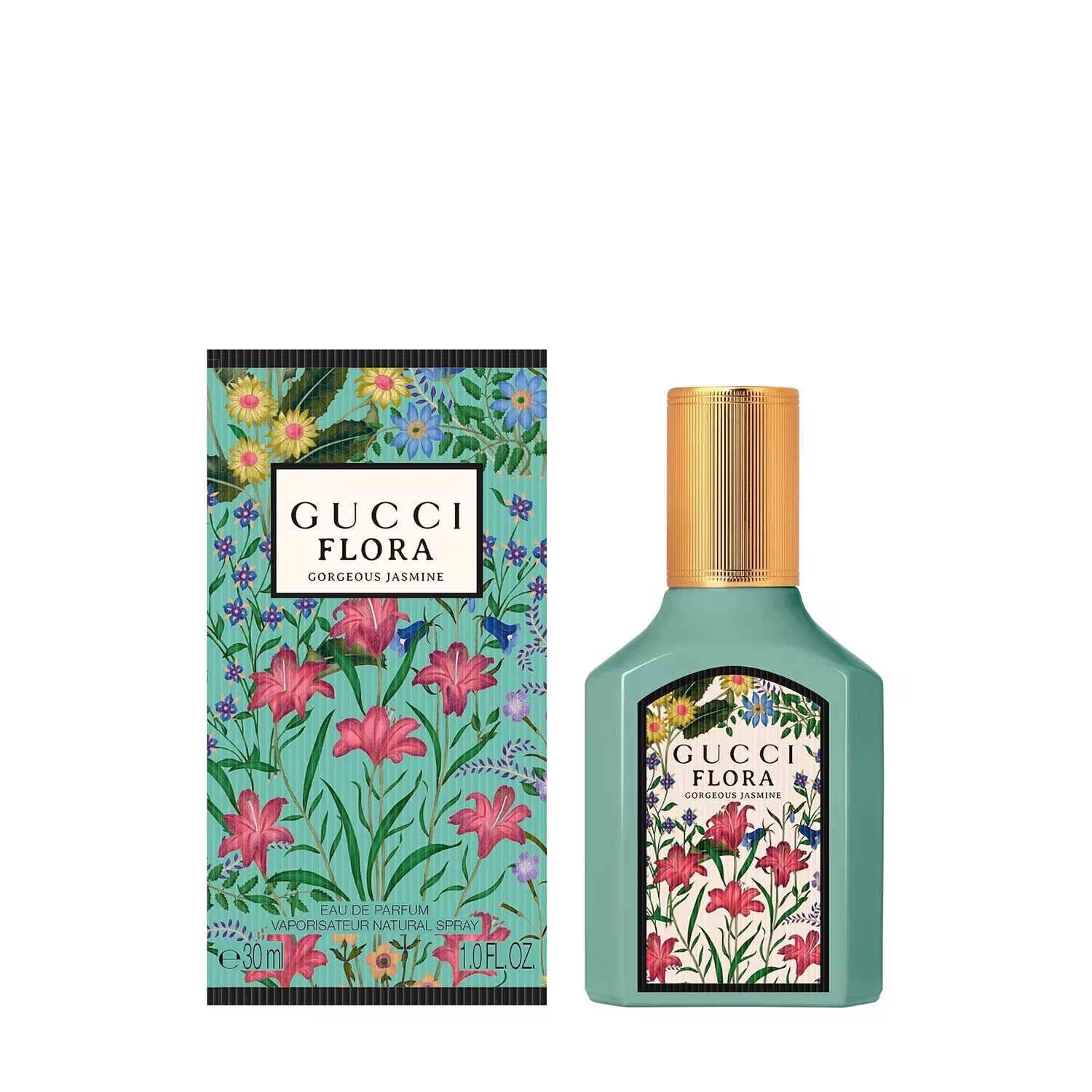 Парфюмерная вода Flora Gorgeous Jasmine 100 мл GUCCI, Turquoise — фото 3