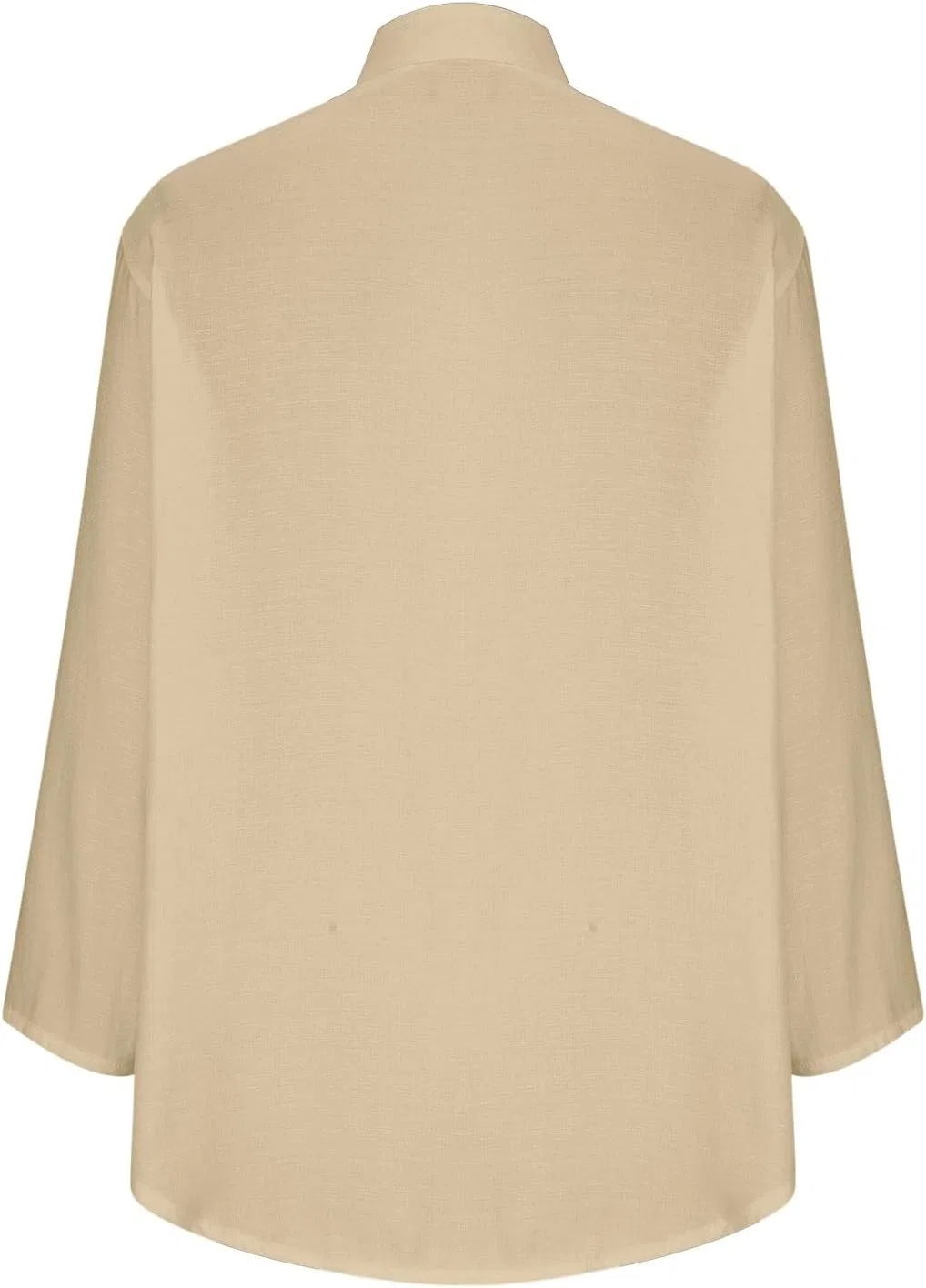 Женская свободная туника с пуговицами Pelang, Beige — фото 4