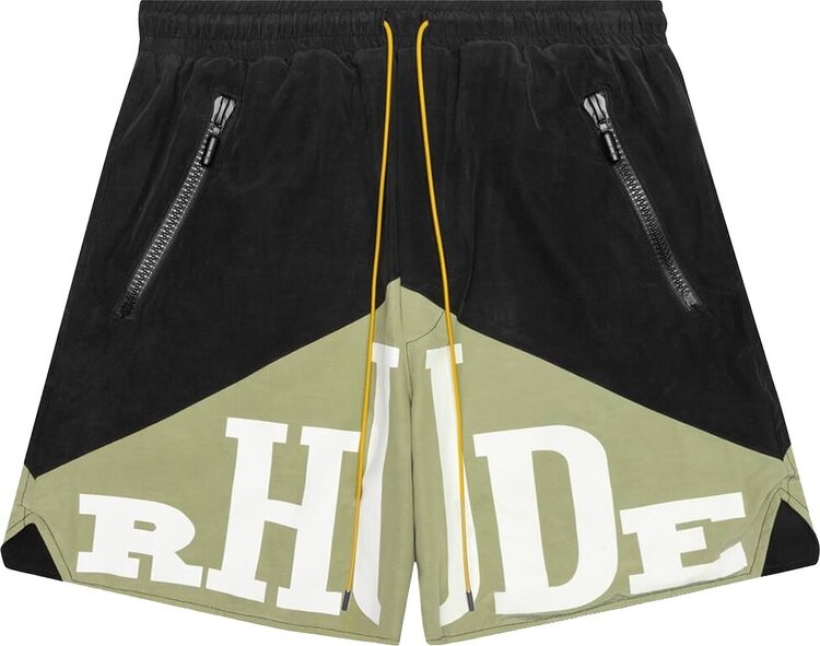 

Шорты Rhude Yachting Short 'Black/Green', разноцветный