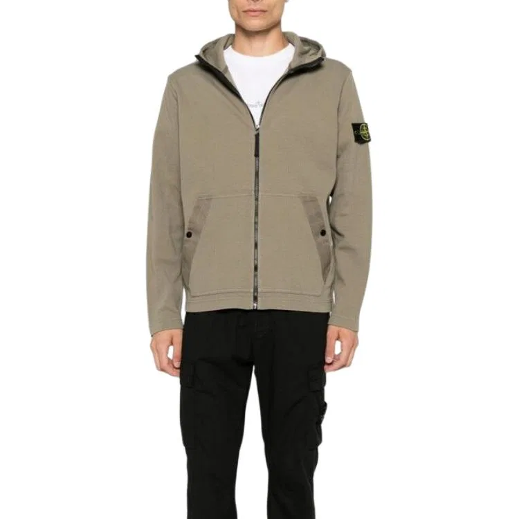 Мужская куртка с капюшоном Green STONE ISLAND