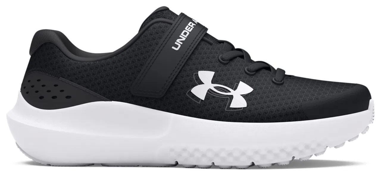 Кроссовки для мальчиков Surge 4 Under Armour, цвет Black/White/Anthracite