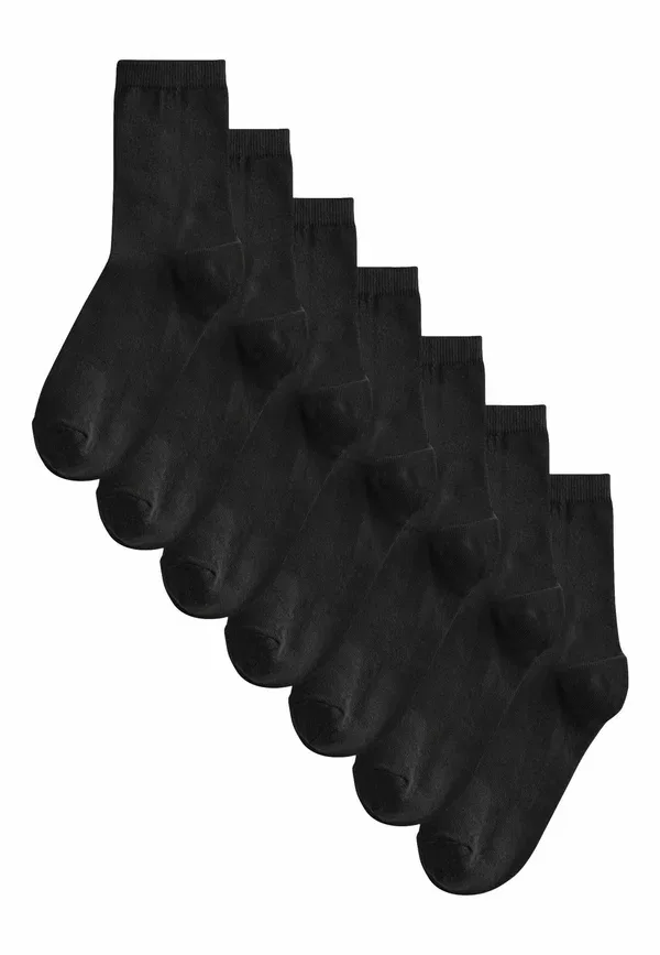 Носки 7 пар хлопковые Basic ankle socks Next, черный