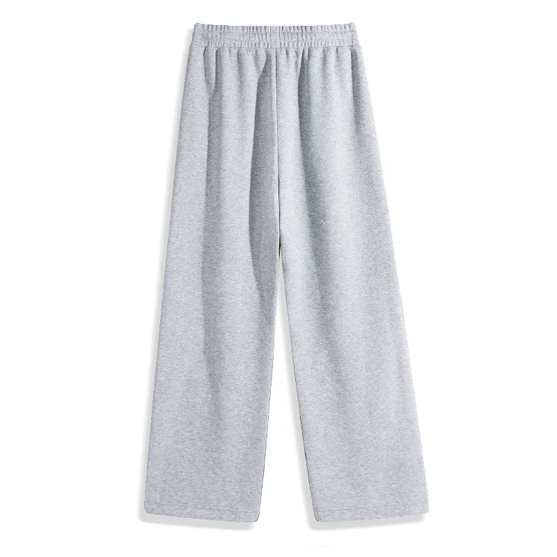 Детские брюки повседневные прямого кроя Simple Smile Drawing Pants Logo MINISO, Khaki — фото 4