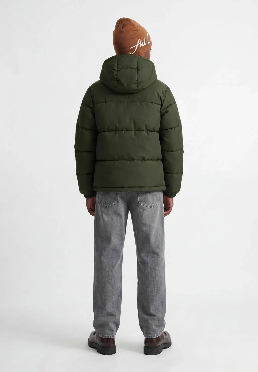 Пуховая куртка Jcospeed SN JNR - зимняя куртка Jack & Jones Junior, Rosin — фото 3