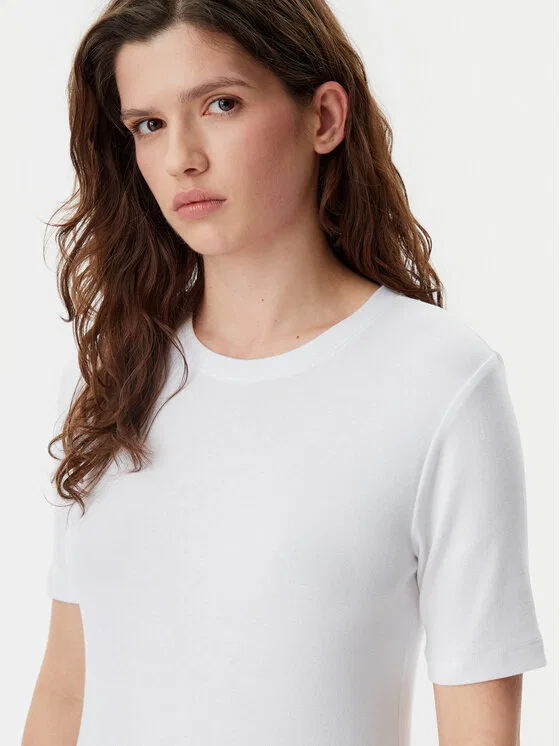 Футболка stretch fit Gap, белый — фото 4