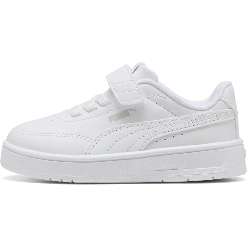 Детские кроссовки для девочек Court Classic Clean AC+ Puma, White — фото 3