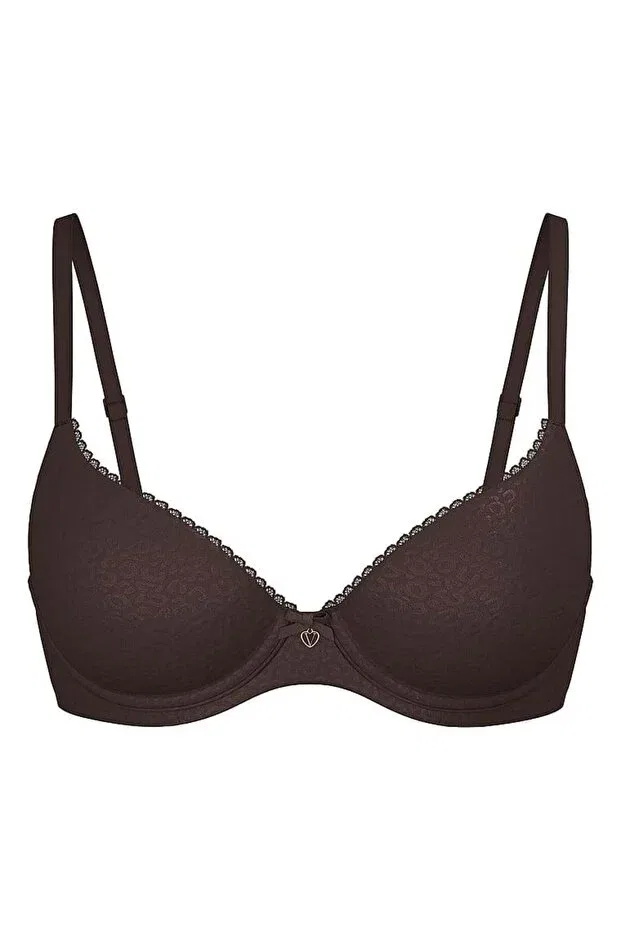 Женский бюстгальтер-деми с легкой подкладкой Victoria'S Secret, Brown Textured Leopard — фото 3