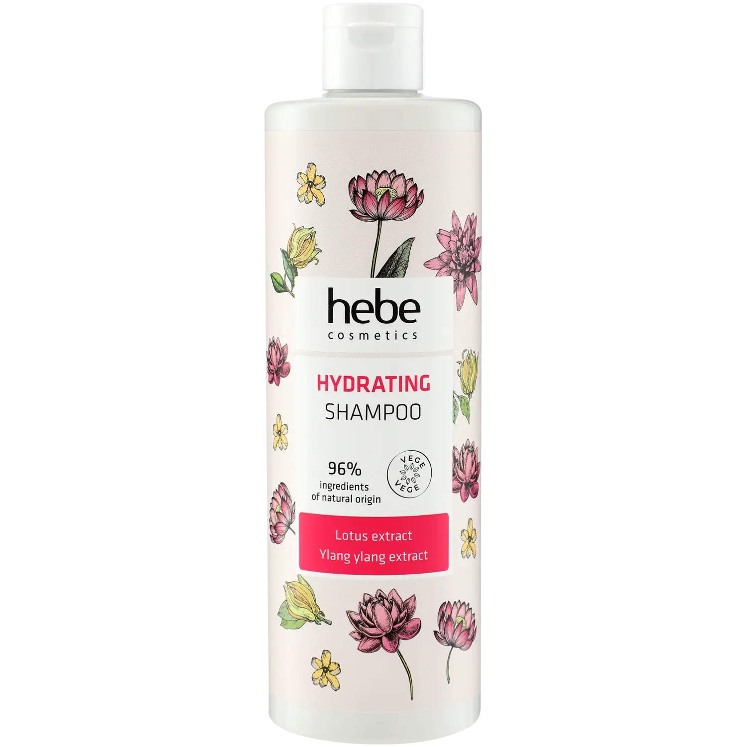 

Hebe Cosmetics Hydrating Shampoo увлажняющий шампунь для волос, 400 мл