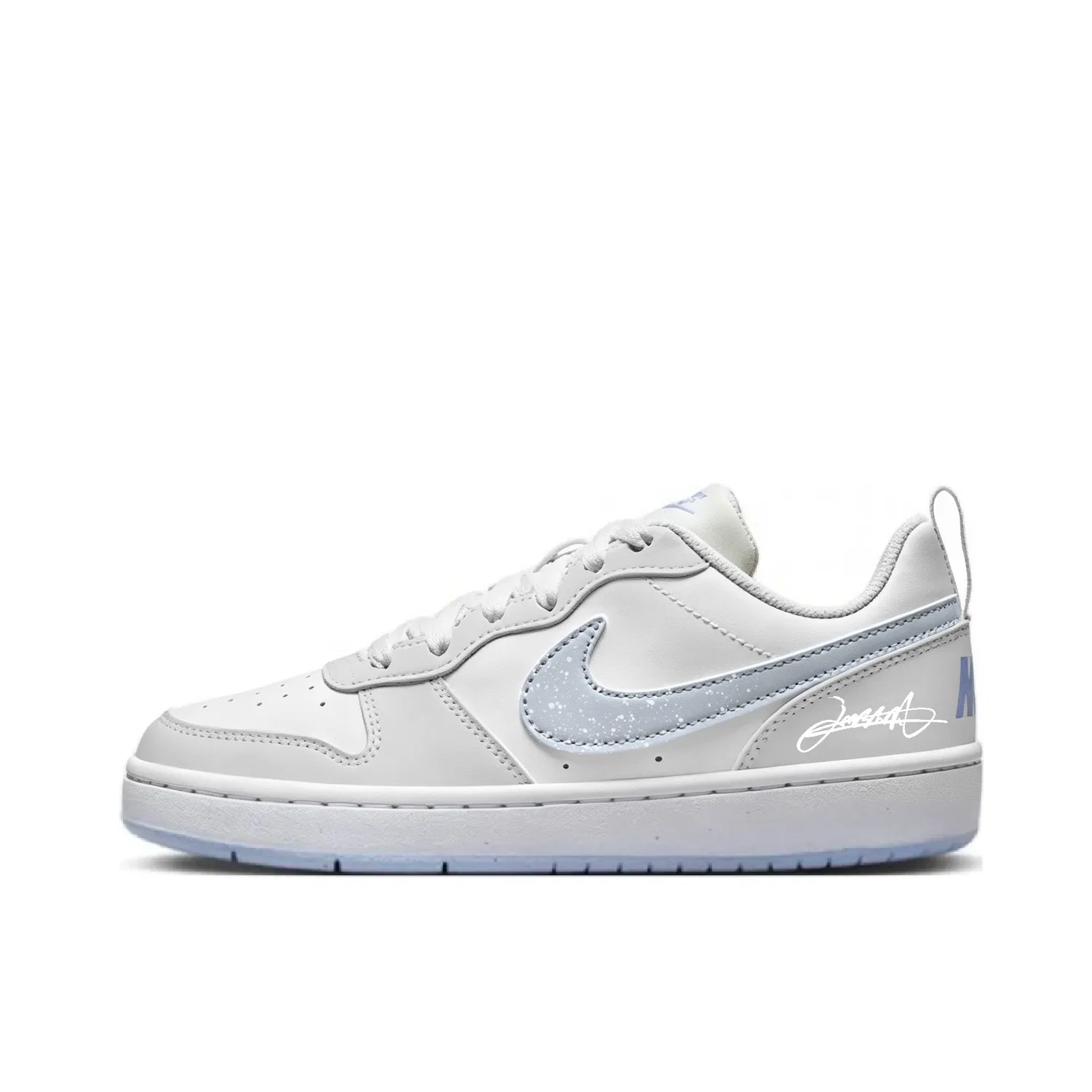 Детские кроссовки для скейтбординга Light Blue Court Borough 2 Nike
