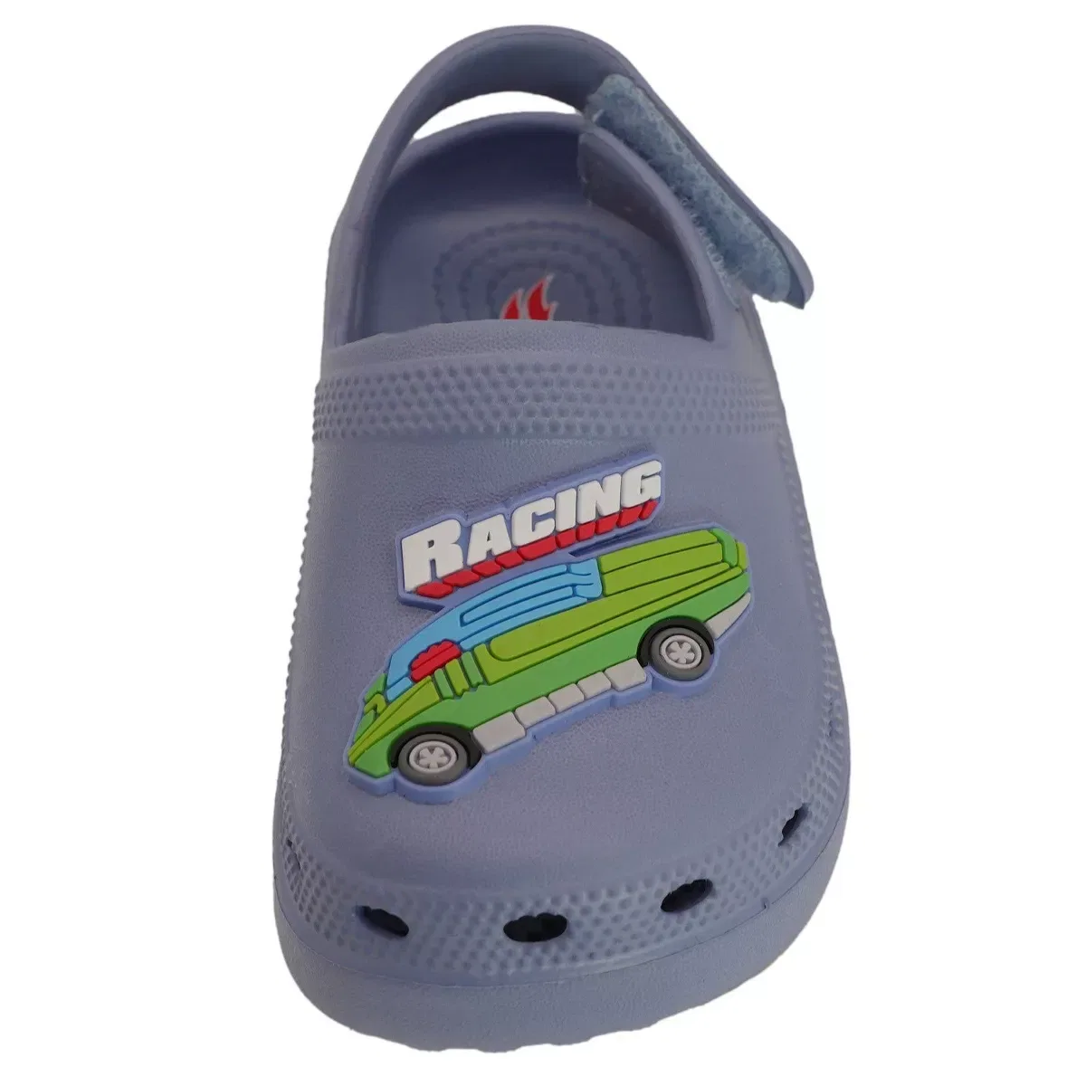 Детские сабо для мальчиков с регулируемым ремешком Hot Wheels, Dusty Blue — фото 4