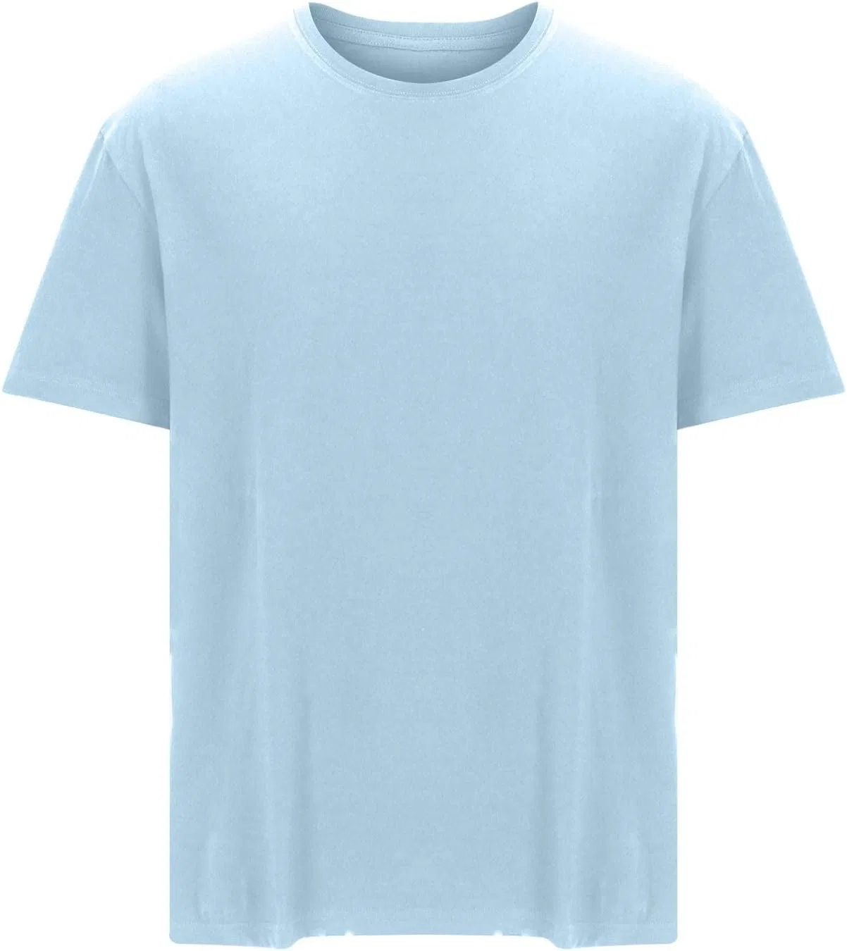 Мужская хлопковая футболка Athletic Running Gym Tee, Light Blue