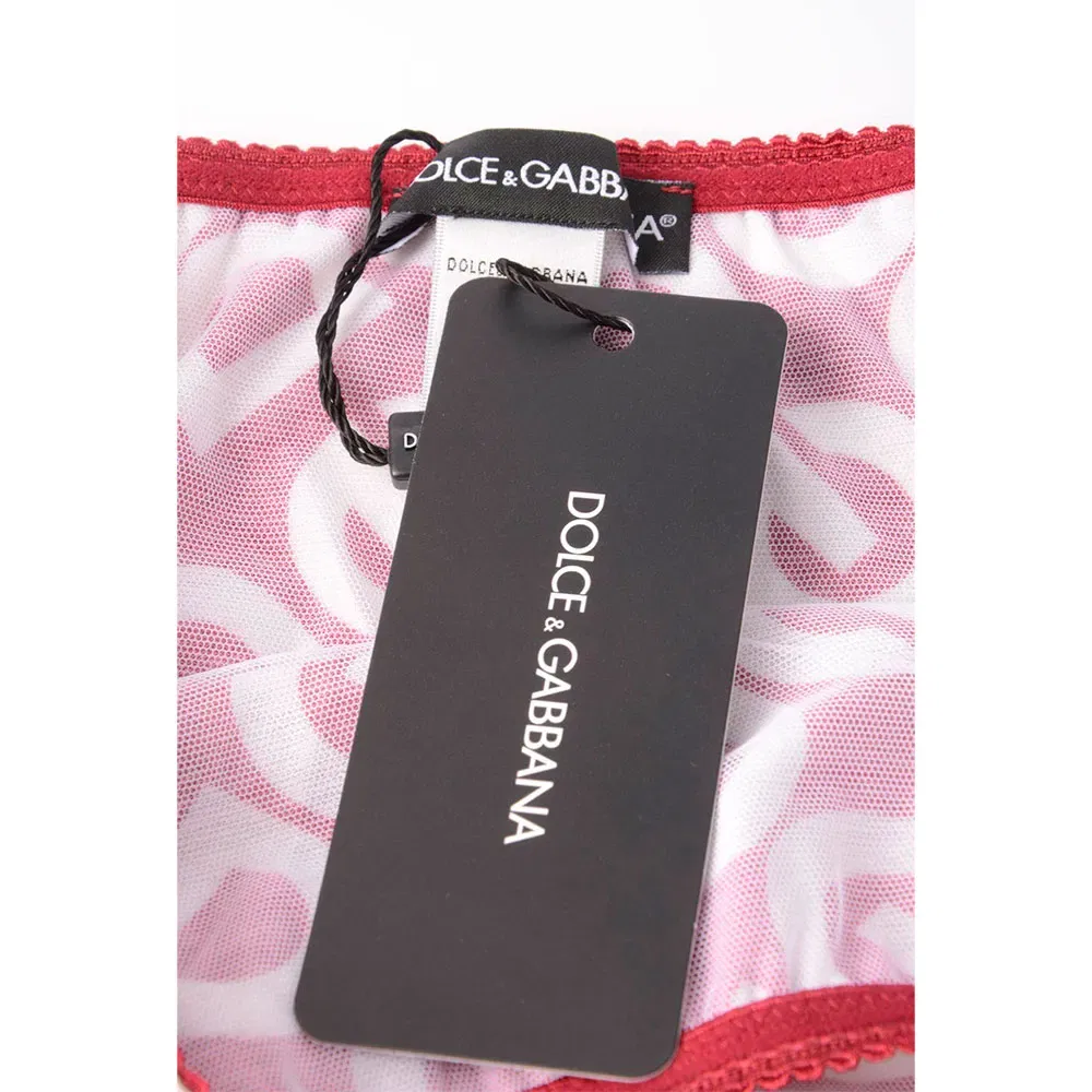Женские трусы с принтом DG Dolce & gabbana, Red — фото 4