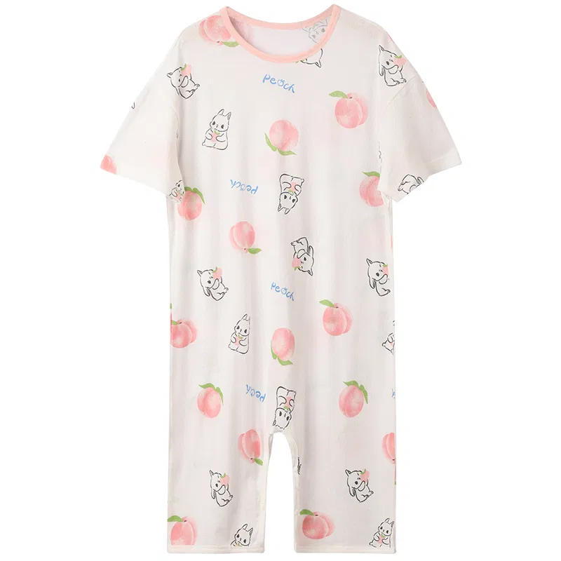 Детское боди-комбинезон для девочек Hodo Loungewear Creamy Red bean, Цвет Creamy