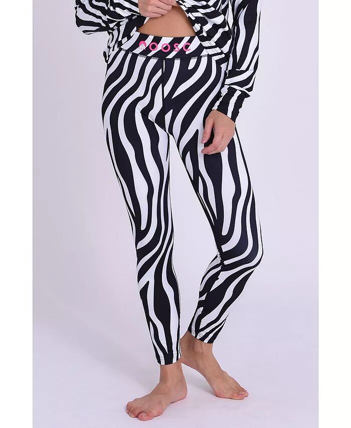 

Женские леггинсы с базовым слоем - Hotel California Zebra Print OOSC, мультиколор