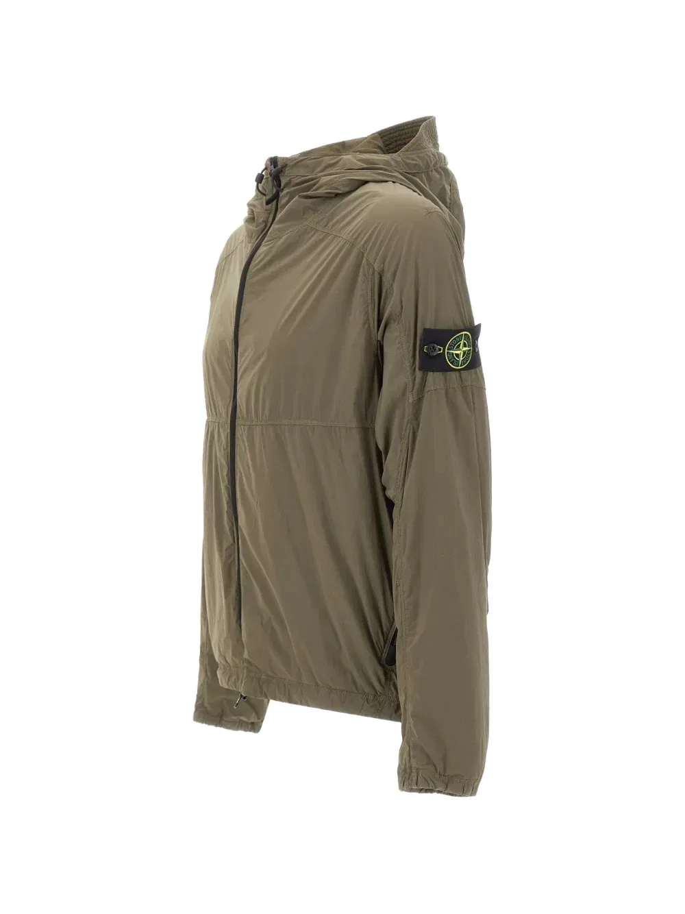 Q100020 сверхлегкая куртка из нейлона Stretch-TC Stone Island, зеленый — фото 3
