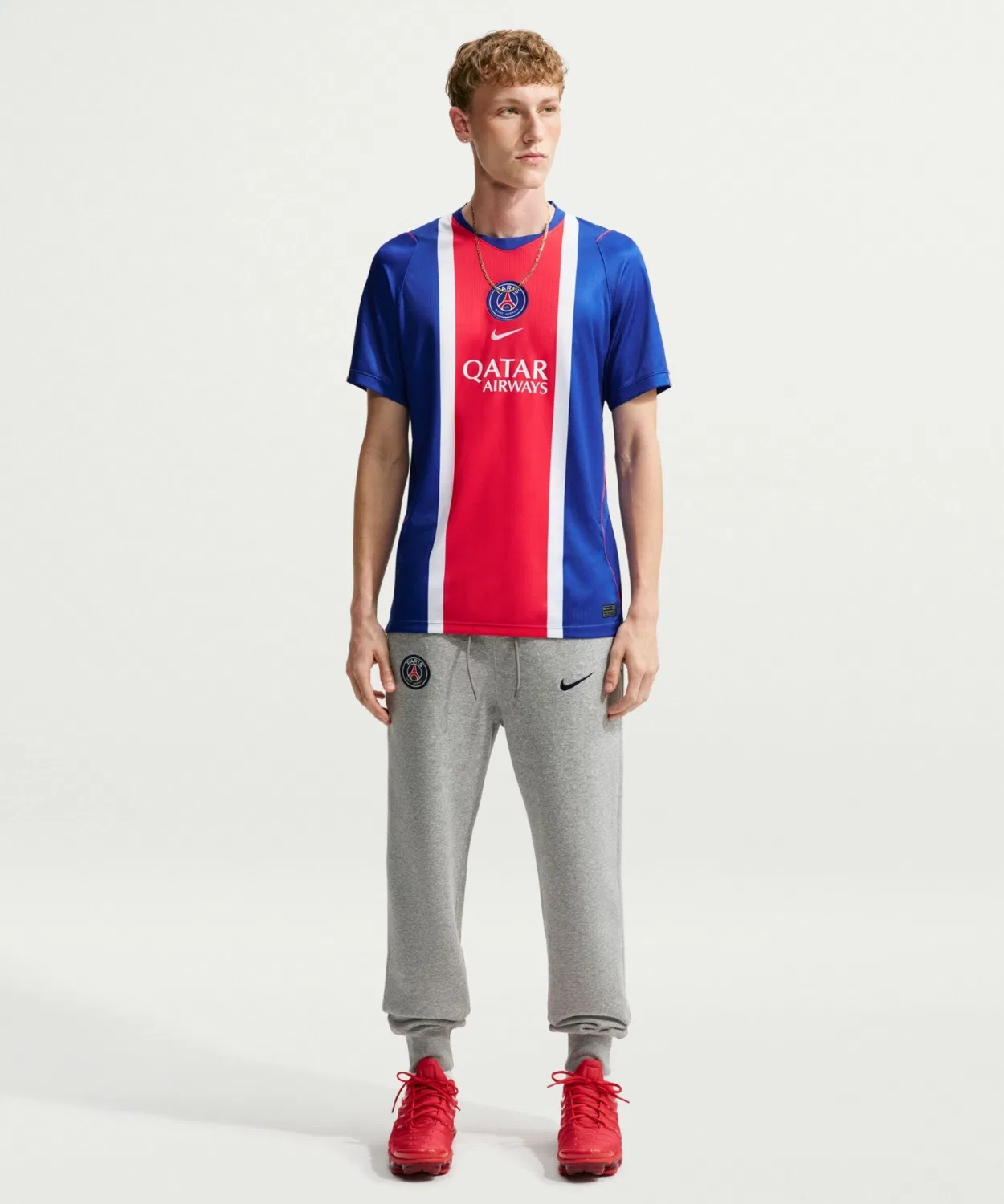 Мужская футболка с коротким рукавом Nike PSG Stadium Home, Blue — фото 2