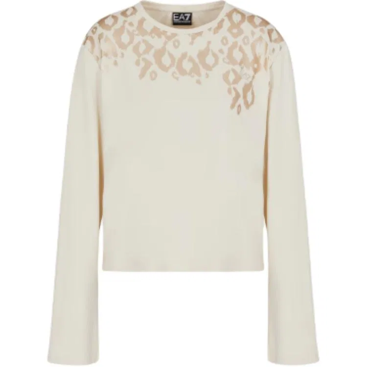 Женская футболка EMPORIO ARMANI, Beige