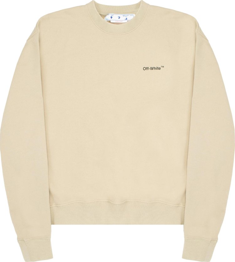 

Толстовка Off-White Caravag Arrow Over Crewneck 'Dark Sand/Black', загар, Серый, Толстовка Off-White Caravag Arrow Over Crewneck 'Dark Sand/Black', загар