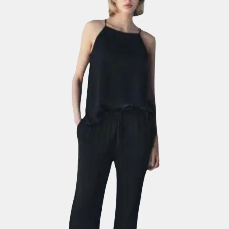 Женская майка-качели без рукавов ZW Series, ZARA, Black — фото 4