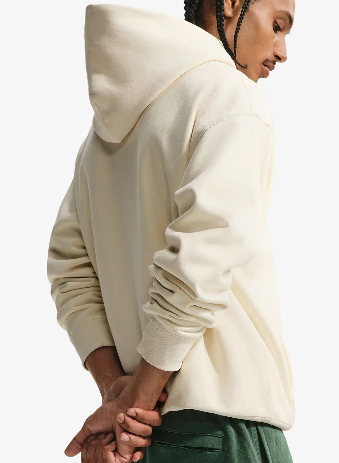 Шорты из футера с логотипом Club Fleece Nike, зеленый — фото 3