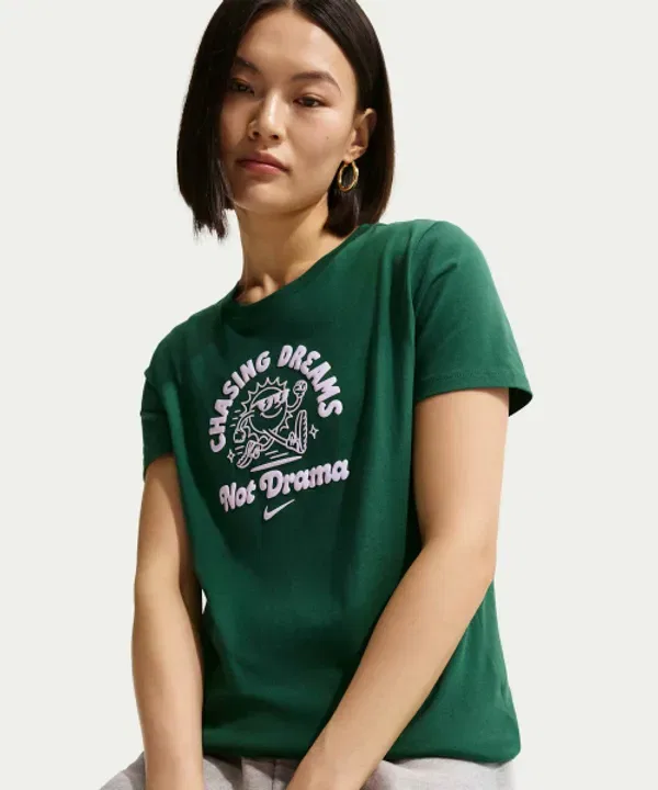 Футболка с коротким рукавом Sportswear Club, Nike, зеленая