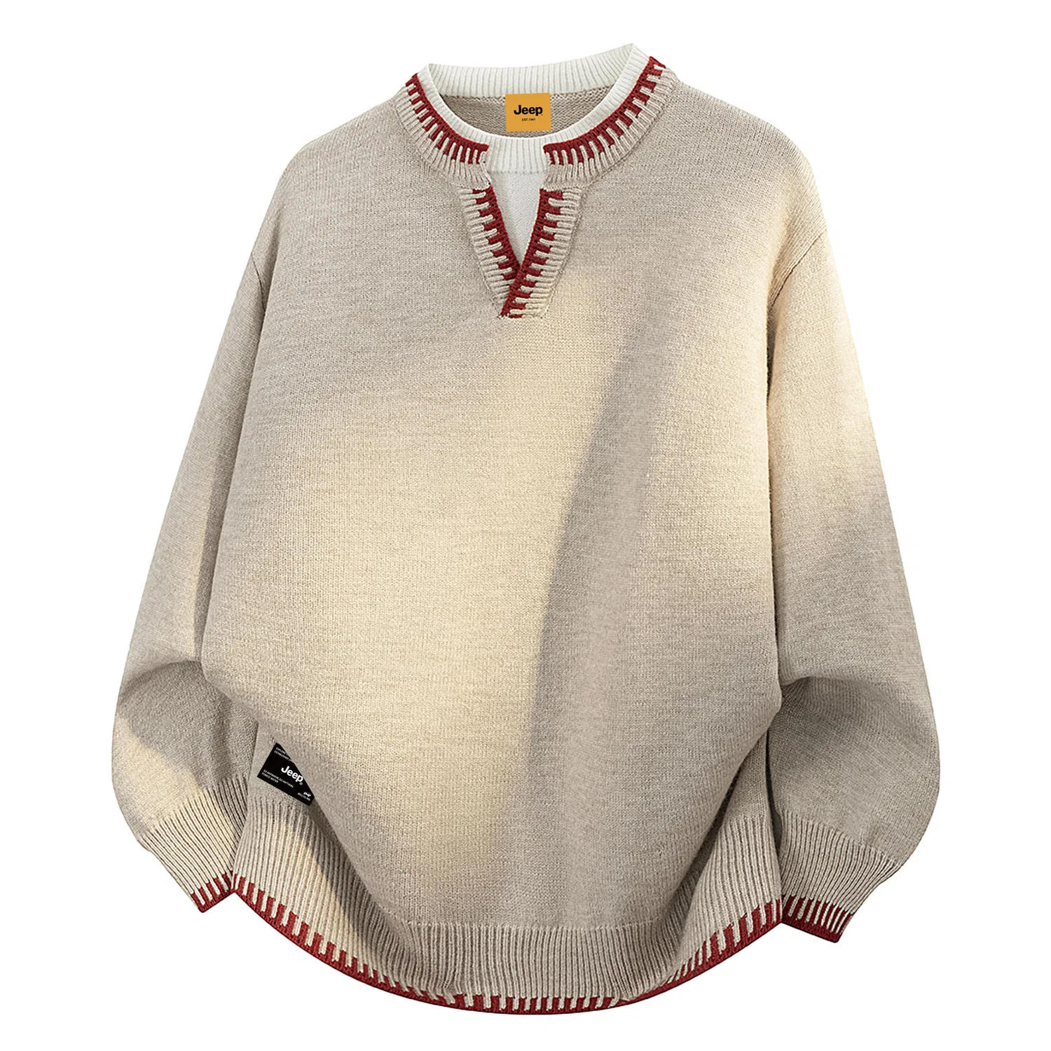 Детский свитер с круглым вырезом Jeep Leisure Collection Unisex, Apricot