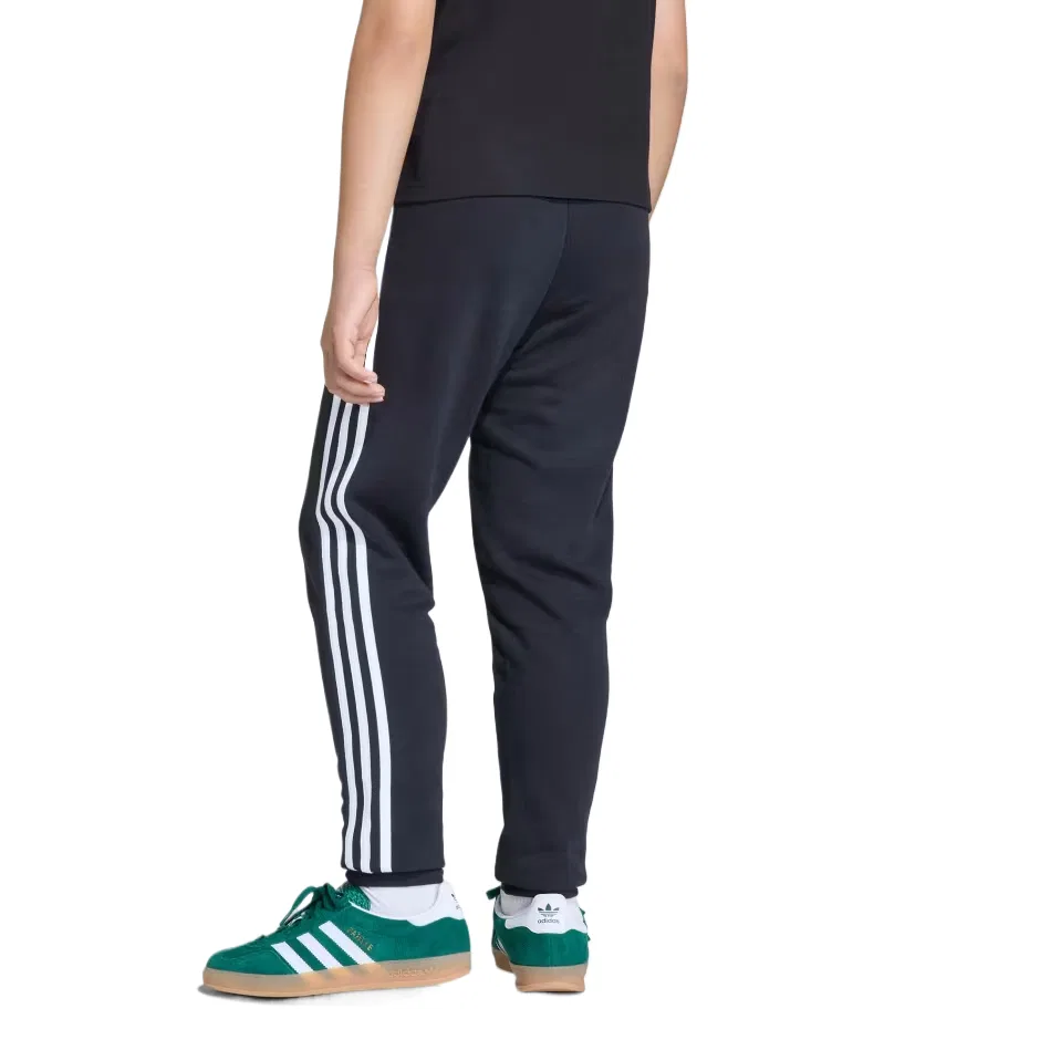 Детские спортивные штаны с заниженной посадкой Adidas Originals, черный — фото 3