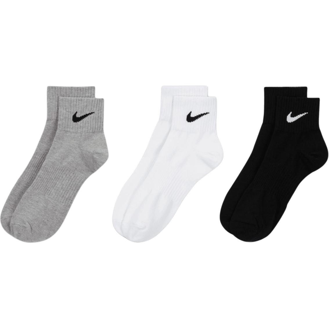Унисекс носки Nike до середины икры, набор из 3 пар (подарочный набор в коробке "Круассан") — фото 2