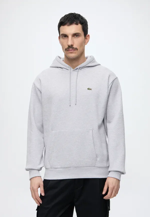 Худи Lacoste с вышивкой, серебряный
