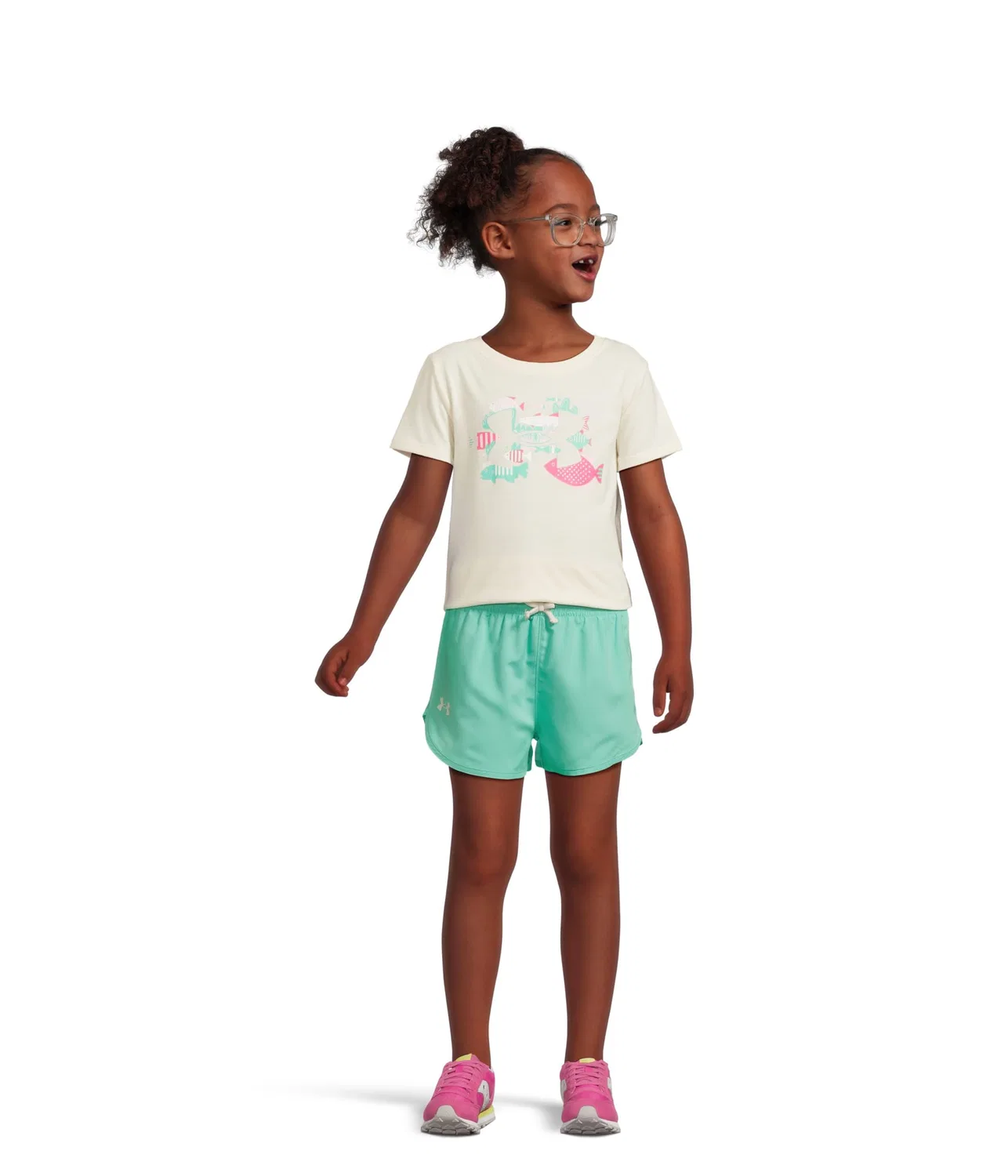 Набор логотипов с изображением рыбы (для маленьких детей) Under Armour Kids, Stone — фото 4