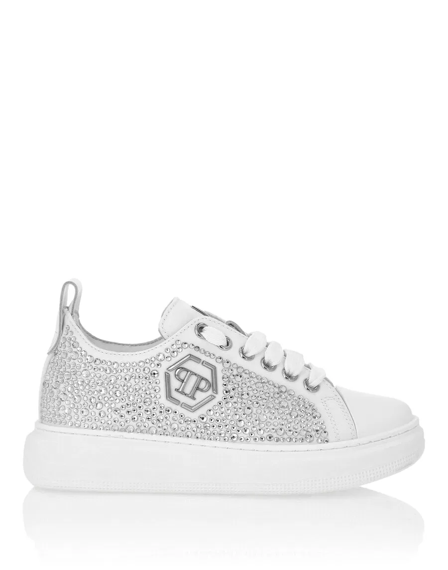 Кроссовки Philipp Plein 'Hexagon' белого цвета — фото 2