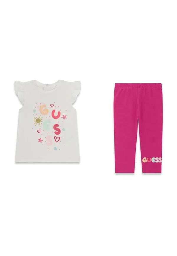 Комплект из футболки и леггинсов - леггинсы - брюки Guess, белый