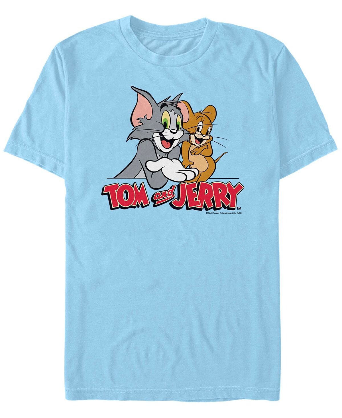 

Мужская футболка с коротким рукавом tom jerry simple buds Fifth Sun, светло-синий