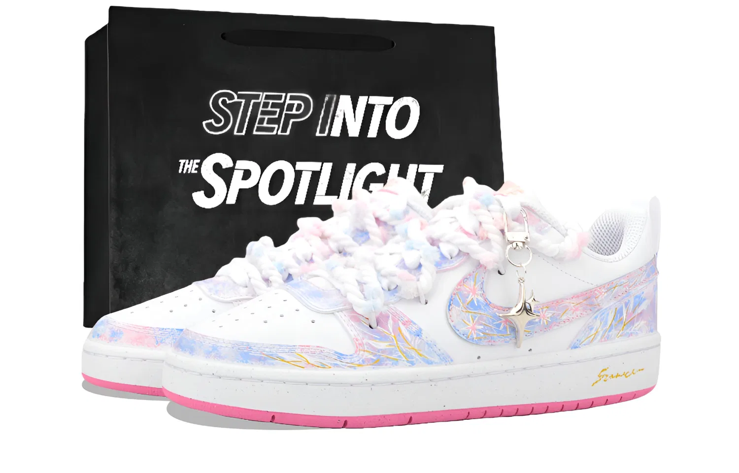 Детские кроссовки для скейтбординга с принтом Nike Court Borough 2, Pink