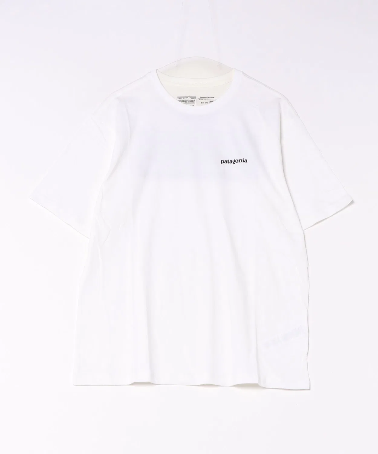 Мужская футболка с принтом Basic Logo TEE Patagonia, White