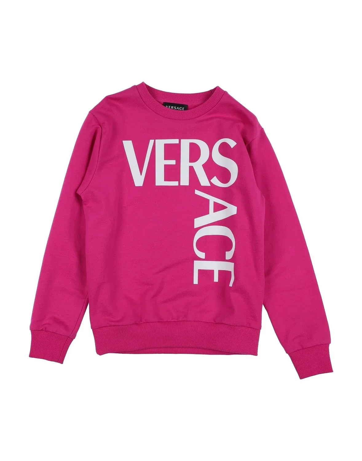 Детский свитшот для девочек с принтом Versace Young, фуксия