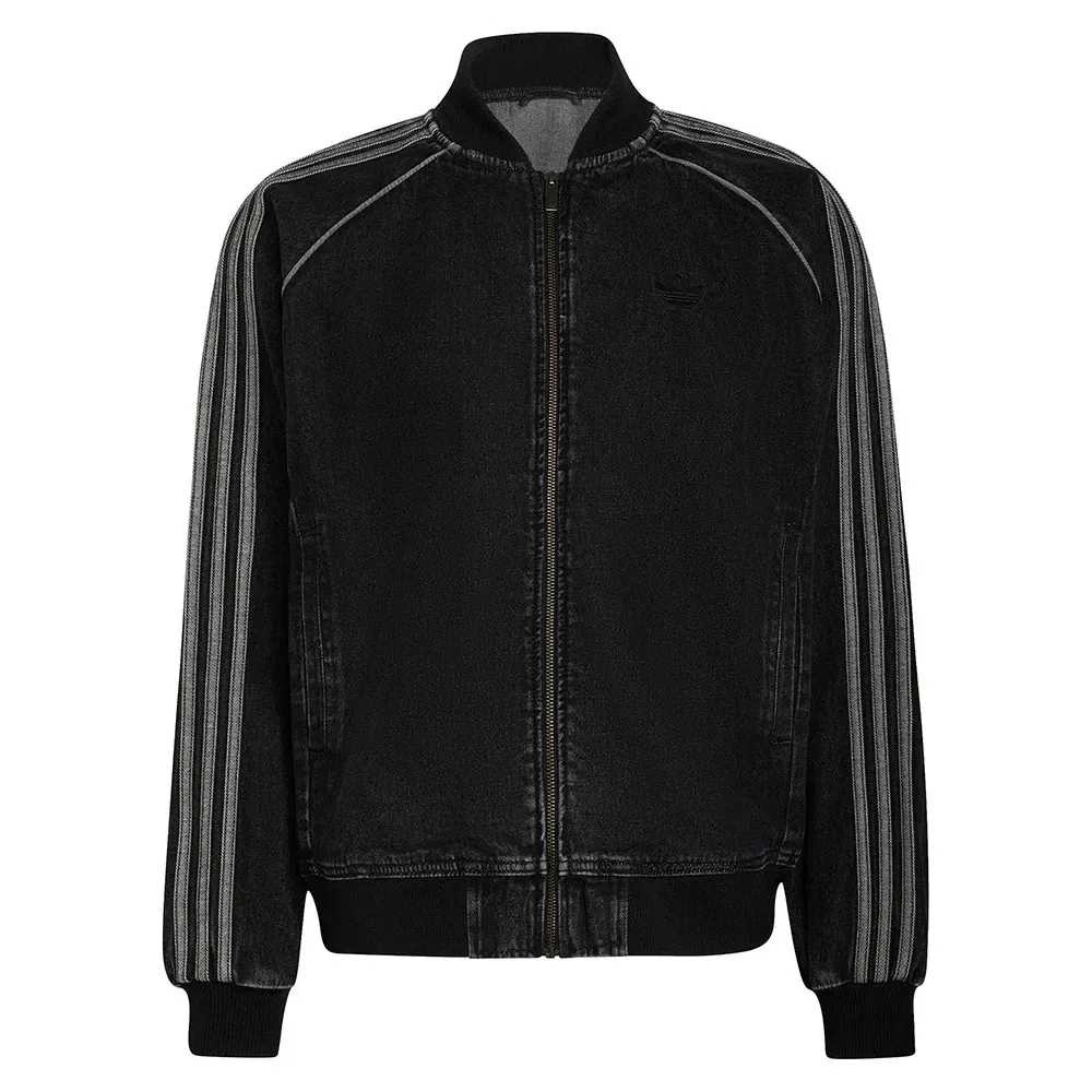 Мужская джинсовая куртка из коллекции SST Adicolor Adidas Originals, Black — фото 3